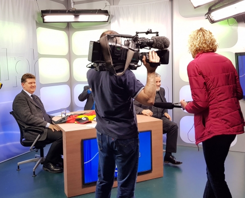 Im Studio bei Alpha & Omega